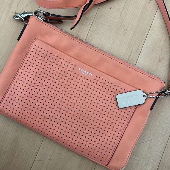 COACH crossbody bag Coral - Picture 3 of 12